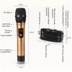 J.I.Y 2 in 1 K Song Wireless Microphones - Gold - 2