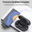 K61 Noise Cancelling Wireless Lapel Microphone - Portable Recording - 5