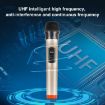PULUZ UHF Wireless Dynamic Microphone with LED Display - Gold - 5