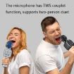 DS813 Live Wireless Bluetooth Microphone - Yellow - 5