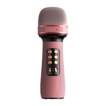 WS898 Live Wireless Bluetooth Microphone - Pink - 1