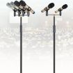 Four-Headed Microphone Clip Aluminum Pole - Microphone Accessories - 5