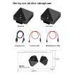 SK750 Type-C Charging Wireless Lavalier Microphone - Black - 7