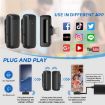 Wireless Lavalier Microphone for Type-C/USB-C Device with Charging Case - 5