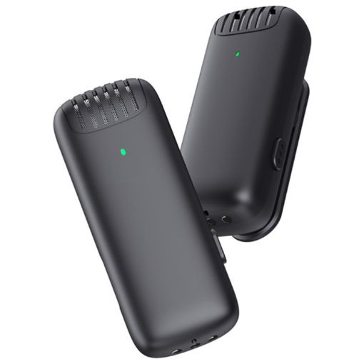 J11 Wireless Lapel Microphone Mini Mic - Portable Audio Video Recording - 1