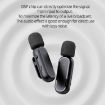 K61 Wireless Lavalier Microphone with Charging Box - Noise Reduction - 8 Pin Interface - 2