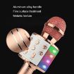 WS-858L LED Wireless Capacitance Microphone - Gold - 9