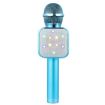 WS-1818 LED Light Flashing Microphone Bluetooth Wireless (Blue) - 1