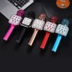 WS-1818 LED Light Flashing Microphone Bluetooth Wireless (Red) - 2