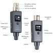 MTU-002 Wireless Microphone System UHF DSP Transmitter & Receiver Mic/Line - 6