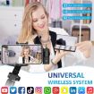 Wireless Lavalier Microphones for iPhone/Android - 2 in 1 - 2