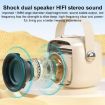 WK D43 Mini Karaoke Bluetooth Speaker - Black - 5