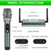 XTUGA U-F4600 4-Channel UHF Wireless Microphone System with 4 Handheld Mic - 2