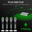 XTUGA U-F4600 4-Channel UHF Wireless Microphone System with 4 Handheld Mic - 5