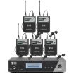 XTUGA IEM1100 Wireless In Ear Monitor System - 5 BodyPacks (EU Plug) - 1