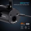 FEELWORLD PM1-AS XLR/USB Dynamic Microphone with Boom Arm - 7