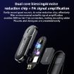 YESIDO KR16 Wireless Lavalier Microphone - 2 in 1 Receiver - 4
