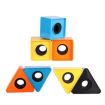 Interview Microphone Logo Flag Station - Square Orange - 3