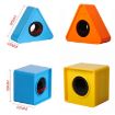 Interview Microphone Logo Flag Station - Triangular Black - 4