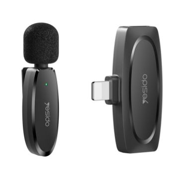 YESIDO KR12 Wireless Lavalier Microphone with 8 Pin Receiver - 1