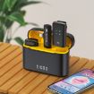 J28 1 TX + 2 RX Lavalier Smart Noise Reduction Wireless Microphone - 1