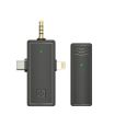 Wireless Lavalier Microphone for iPhone Type-C/USB-C 3.5mm Jack Smartphone - 1