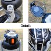 TKK Outdoor Fitness Large Capacity Portable Sports Water Cup, 1400ML Blue - 4