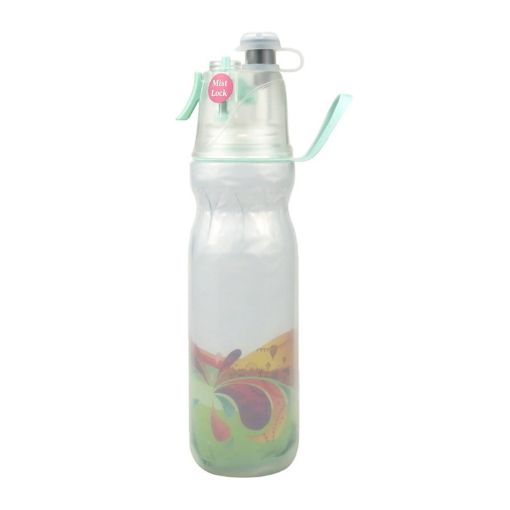 590ml Summer Outdoor Sports Training Spray Cooling Water Cup - Colorful 3-layers - 1