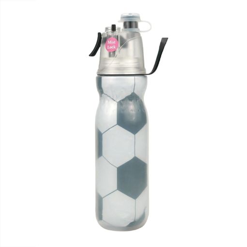 590ml Summer Outdoor Sports Training Spray Cooling Water Cup - Football - 1