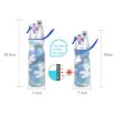 590ml Summer Outdoor Sports Training Spray Cooling Water Cup - Dream Purple - 2