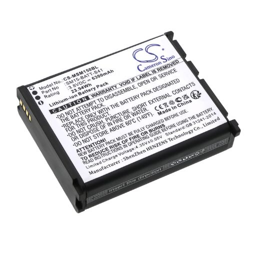 Battery for M3 Mobile SM15 Series (p/n SM15-BATT-S41) - 1