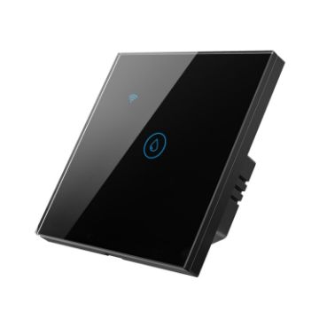 Tuya ZigBee 40A Smart Switch for Heater & AC Control (Black) - 1