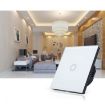 86mm 1 Gang Black Glass Smart Light Switch with RF433 Remote, 110-240V - 7