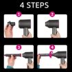 Long Barrel +1 Adapter for Dyson Hair Dryer Curling Iron - 5