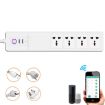 ZigBee 16A Smart Power Strip: 4 Holes + 2 USB UK Plug - 2