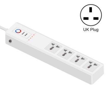 WiFi 16A SM-SO306-M Smart Power Strip UK Plug, 4 Holes + 2 USB - 1