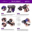 Dyson V6 DC59/58/63/74 Vacuum Motor & Deflector Cover Accessories - 7