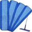 Fiber Mop Pad Set for Wet/Dry Flat Mops - 2 PCS Bona Compatible - 3