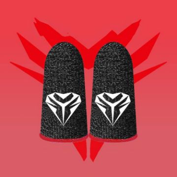 Superconducting Gaming Finger Gloves, Sweat Resistant (Red) - 1