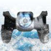 Six-Finger Cooling Gamepad with Stand for 4.7-6.5" Phones - 1