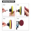 4" Sticky Disc Scouring Pad & Brush Set: Clean Floor Wall Window - 4