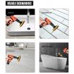 4" Sticky Disc Scouring Pad & Brush Set: Clean Floor Wall Window - 5
