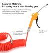 LAIZE AR-TS Handheld Air Compressor Dust Cleaning Gun Yellow - 3