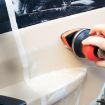 K-12 Pneumatic Leather Cleaning & Polishing Triangle Machine - 6