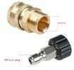 Quick Connect Pressure Washer Accessories: 15-3/8 Male + 14-3/8 Female - 6