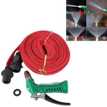 20M High Pressure Garden Car Hose & Water Gun Spray Nozzle - 1