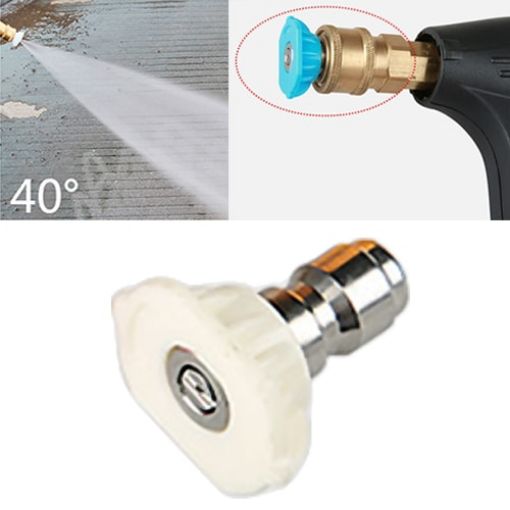 High Pressure Car Wash Gun Jet Nozzle, 40 Washer Accessory - 1