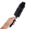 KANEED Wheel Tire Rim Hub Scrub Brush Cleaning Tool (Black) - 5