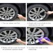 KANEED Wheel Tire Rim Hub Scrub Brush Cleaning Tool (Black) - 6