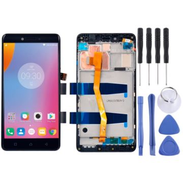 Lenovo K6 Note K53a48 5.5" OEM LCD Screen Digitizer with Frame Black - 1
